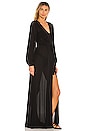 view 2 of 3 x REVOLVE Layla Wrap Dress in Black