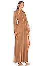 view 2 of 5 x REVOLVE Broadway Gown in Brown & Gold