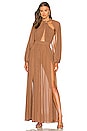 view 4 of 5 x REVOLVE Broadway Gown in Brown & Gold