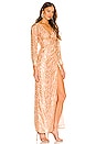 view 2 of 4 VESTIDO LARGO PRINCE in Pink & Gold