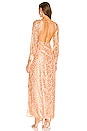 view 3 of 4 VESTIDO LARGO PRINCE in Pink & Gold