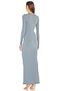 view 3 of 3 x REVOLVE Juno Maxi Dress in Dusty Blue