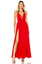 view 1 of 3 x REVOLVE Justin Gown in Red