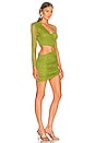 view 2 of 5 x REVOLVE Vivienne Mini Dress in Green Croc