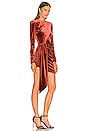 view 2 of 4 x REVOLVE Hollie Mini Dress in Rust