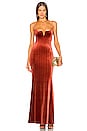 view 1 of 3 x REVOLVE Rowena Maxi Dress in Rust