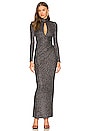 view 1 of 4 x REVOLVE Winnie Gown in Black & Silver