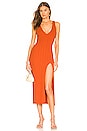 view 2 of 4 x REVOLVE Variegated Rib Bodycon Dress in Blood Orange