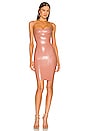 view 1 of 3 x REVOLVE Amaya Latex Dress in Cafe Creme