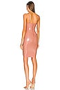 view 3 of 3 x REVOLVE Amaya Latex Dress in Cafe Creme