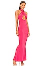 view 2 of 3 x REVOLVE Cross Front Maxi Dress in Hot Pink