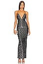 view 1 of 4 x REVOLVE Gina Gown in Black And Silver