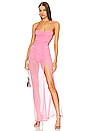 view 5 of 5 x REVOLVE Follie Gown in Hot Pink