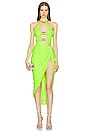 view 1 of 3 VESTIDO CHELSIE in Bright Green