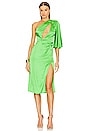 view 1 of 3 VESTIDO GREER in Bright Green