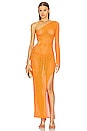 view 1 of 3 x REVOLVE Seana Asym Maxi Knit Dress in Orange