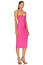 view 2 of 3 x REVOLVE Elio Midi Dress in Hot Pink