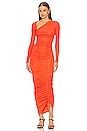 view 1 of 3 x REVOLVE Kylee Midi Dress in Red Orange