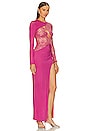 view 2 of 3 x REVOLVE Hillary Gown in Hot Pink