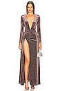 view 1 of 4 x REVOLVE Sheana Gown in Dark Taupe