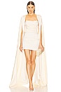 view 5 of 5 x REVOLVE Bardot Mini Dress Cape Set in Ivory