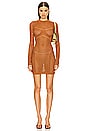 view 1 of 3 x REVOLVE Allegra Mini Dress in Copper