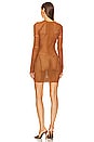 view 3 of 3 x REVOLVE Allegra Mini Dress in Copper
