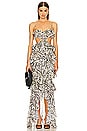 view 1 of 3 x REVOLVE Abby Gown in Black & Ivory