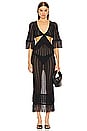view 1 of 3 x REVOLVE Hanley Fringe Maxi Knit Dress in Black