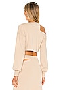 view 4 of 5 x REVOLVE Asym Cut Out Dolman Sweater in Nude