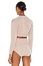 view 3 of 4 x REVOLVE Cropped Cardi in Natural
