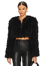 view 1 of 4 BLOUSON GRETA in Black