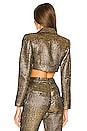 view 3 of 5 x REVOLVE Washington Jacket in Black & Gold