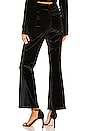 view 3 of 4 x REVOLVE Ruched Flared Pant in Black