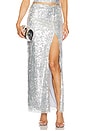 view 1 of 6 x REVOLVE Seona Maxi Skirt in Silver