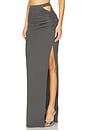 view 1 of 6 x REVOLVE Lior Maxi Skirt in Shadow Grey