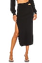 view 1 of 5 x REVOLVE Cut Out Knit Midi Skirt in Black