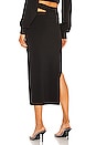 view 4 of 5 x REVOLVE Cut Out Knit Midi Skirt in Black