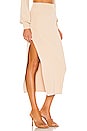 view 2 of 5 x REVOLVE Cut Out Knit Midi Skirt in Nude