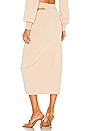 view 4 of 5 x REVOLVE Cut Out Knit Midi Skirt in Nude