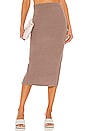 view 1 of 5 x REVOLVE Madison Midi Skirt in Dark Taupe