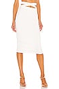 view 1 of 4 x REVOLVE Emmaline Bandage Midi Skirt in White