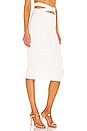 view 2 of 4 x REVOLVE Emmaline Bandage Midi Skirt in White