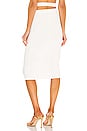 view 3 of 4 x REVOLVE Emmaline Bandage Midi Skirt in White