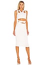 view 4 of 4 x REVOLVE Emmaline Bandage Midi Skirt in White