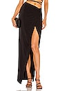 view 1 of 4 FALDA MAXI LEAH in Black