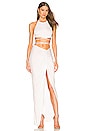 view 4 of 4 x REVOLVE Leah Maxi Skirt in Ivory