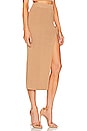 view 2 of 5 x REVOLVE Michelle Knotted Midi Skirt W Slit in Coffee