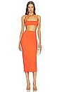 view 4 of 4 x REVOLVE Amira Midi Skirt in Orange