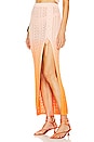 view 3 of 5 x REVOLVE Kenna Ombre Maxi Skirt in Orange Ombre